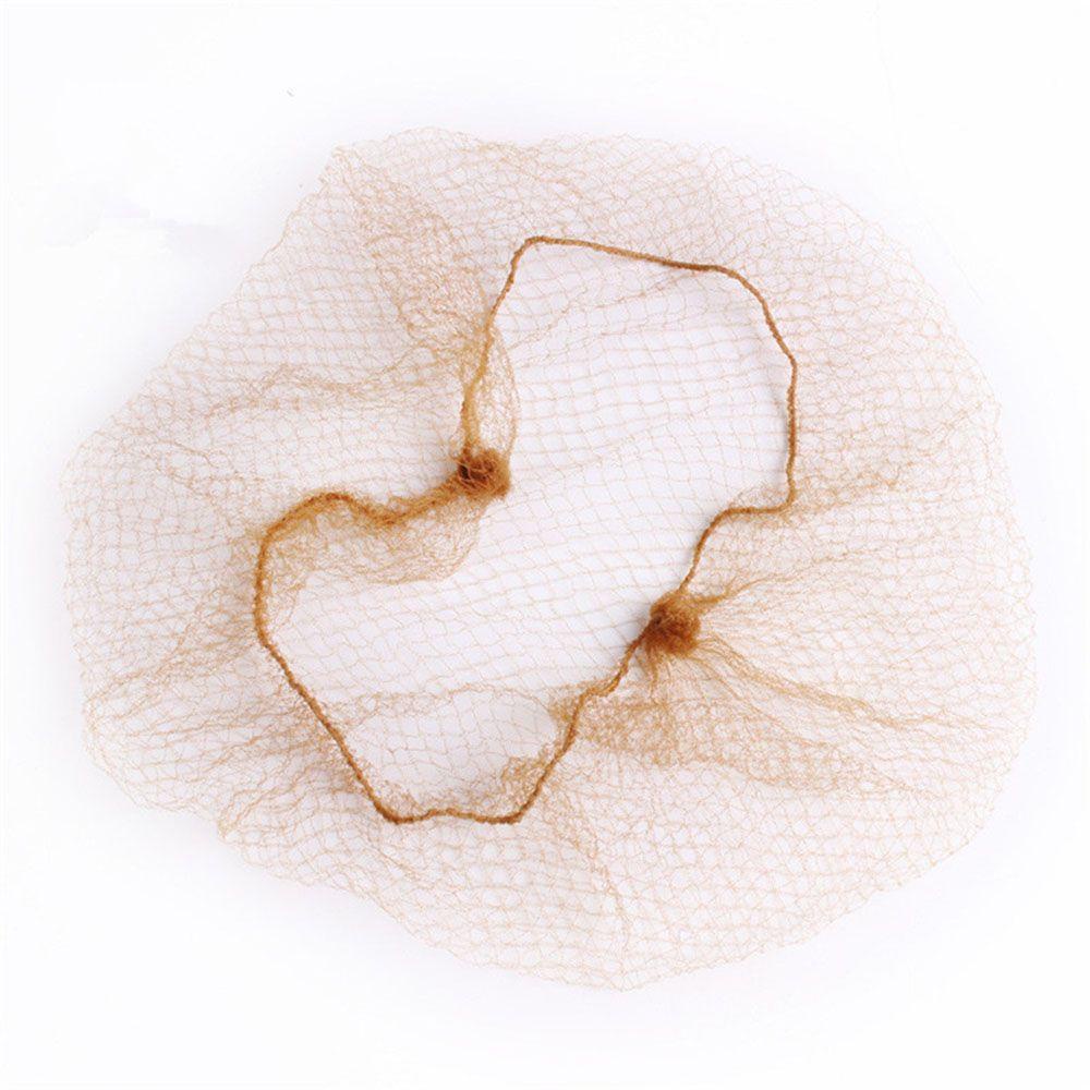 Lưới Trùm Tóc Giả Bằng Nylon Vô Hình 20inch Viền Co Giãn Mềm Mại Nhiều Màu Sắc