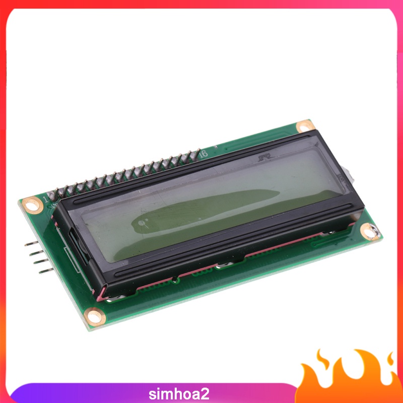[SIMHOA2] 1 X LCD Module Display 5V LCD 1602 IIC I2C TWI 1602 Series For - Yellow Green | BigBuy360 - bigbuy360.vn