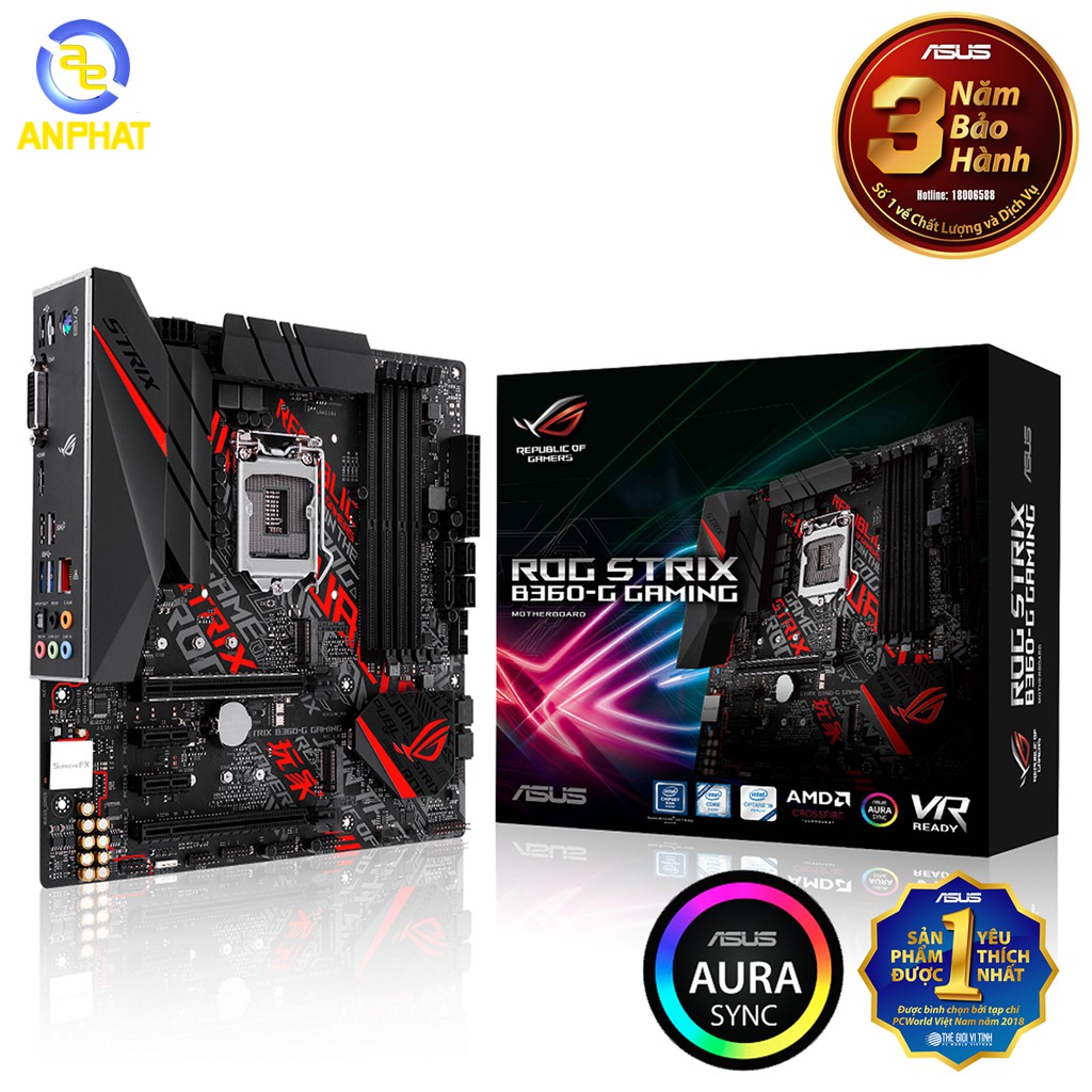 [ SIÊU SỐC]Mainboard Asus ROG Strix B360-G Gaming -BH 36 tháng