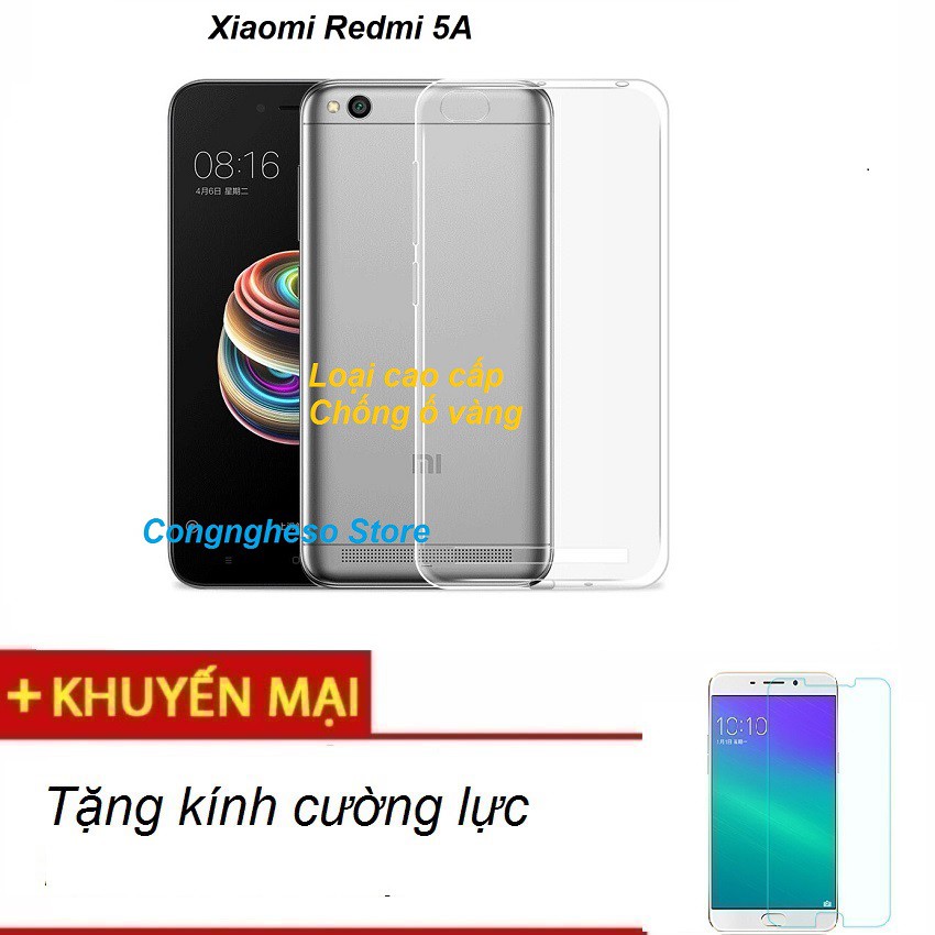 Combo 4 bộ ốp kính Redmi 5A