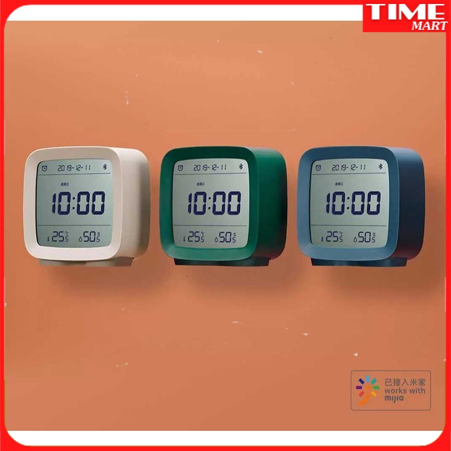 Đồng Hồ báo thức Xiaomi Qingping - Hiển Thị nhiệt độ độ ẩm - Bluetooth 5.0 - Màn LCD  [TIME_MART siêu thị tiện ích]