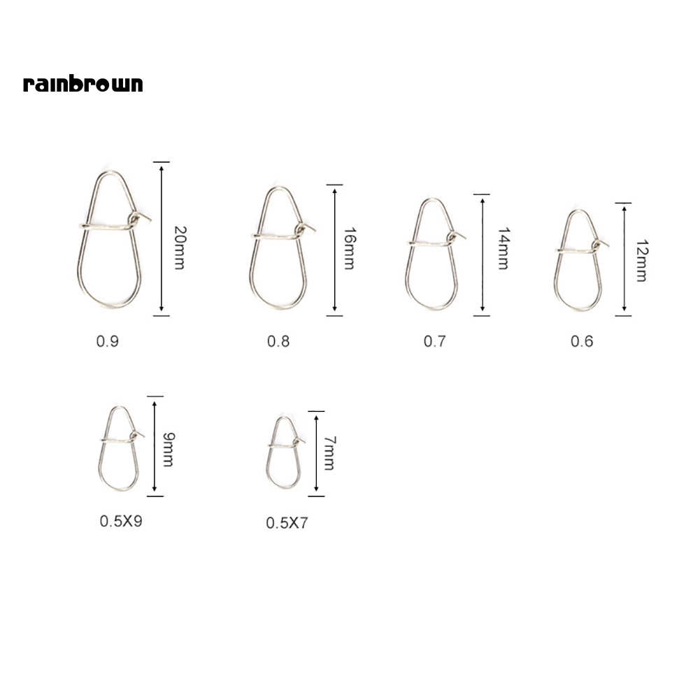 Set 100 Móc Câu Cá Bằng Thép Không Gỉ