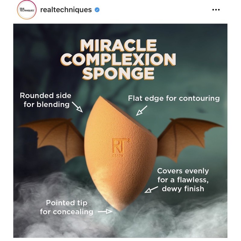 [ mẫu mới ] mút Tán nền Real Techniques Miracle Sponges