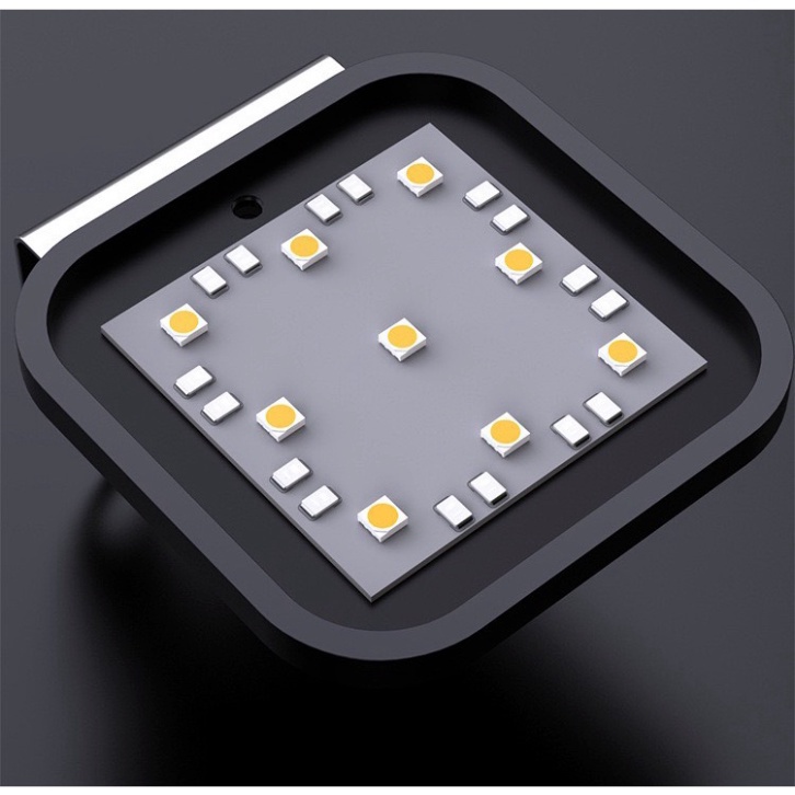 Đèn trợ sáng xe máy điện, xe máy L12 đổi màu 9 Led Công Suất 17W Có Thể Lắp vào Phuộc, Chân Gương, Mặt Nạ