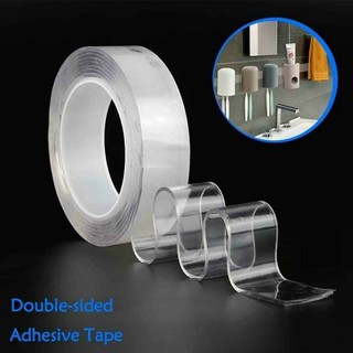 Băng keo 2 mặt siêu dính trong suốt cuộn 3m