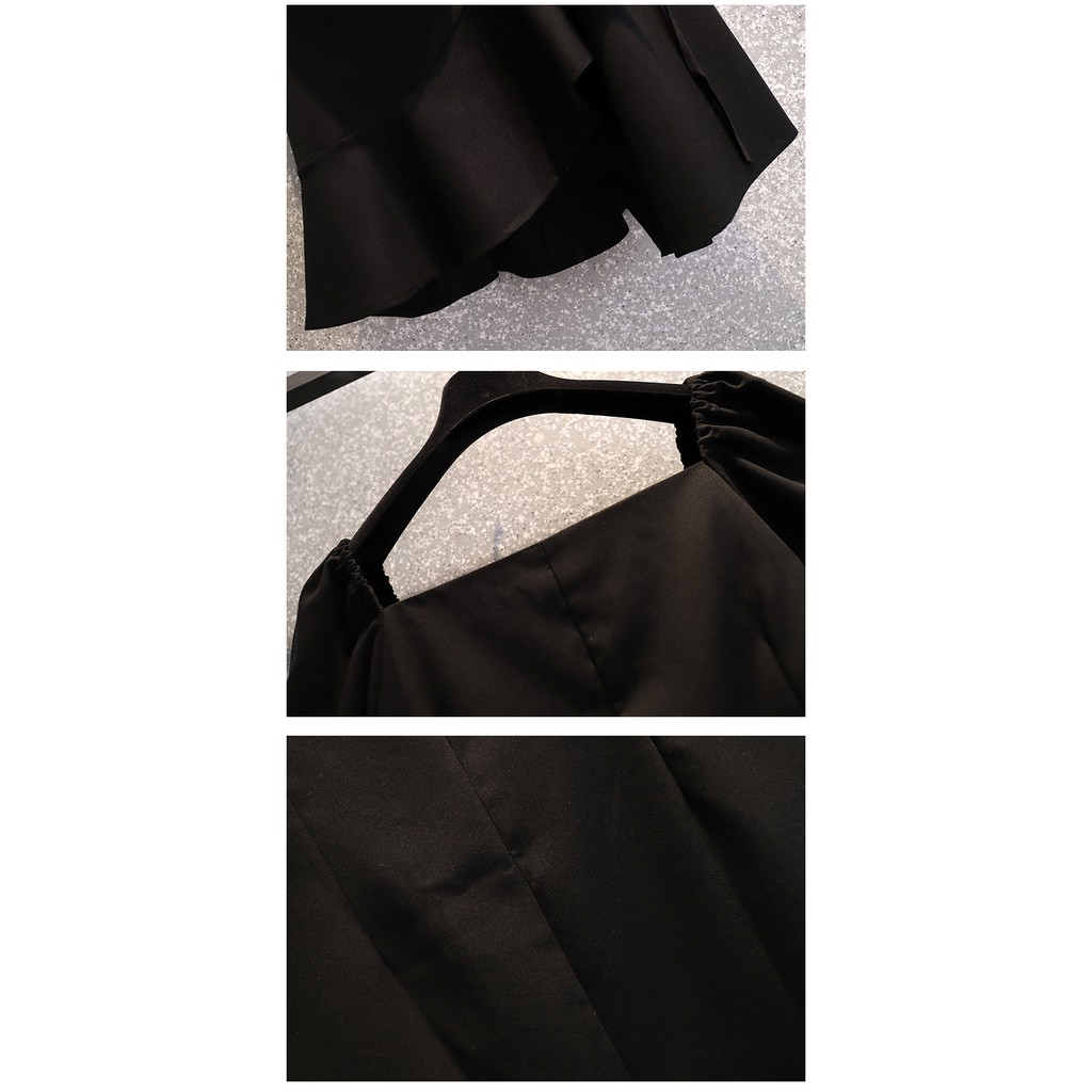 🌸Hàng Order🌸 Váy Bigsize Vắt Eo Đính Cúc Đá Thắt Dây Tay Bồng Sang Chảnh Nữ Tính🌸Hàng Quảng Châu | BigBuy360 - bigbuy360.vn