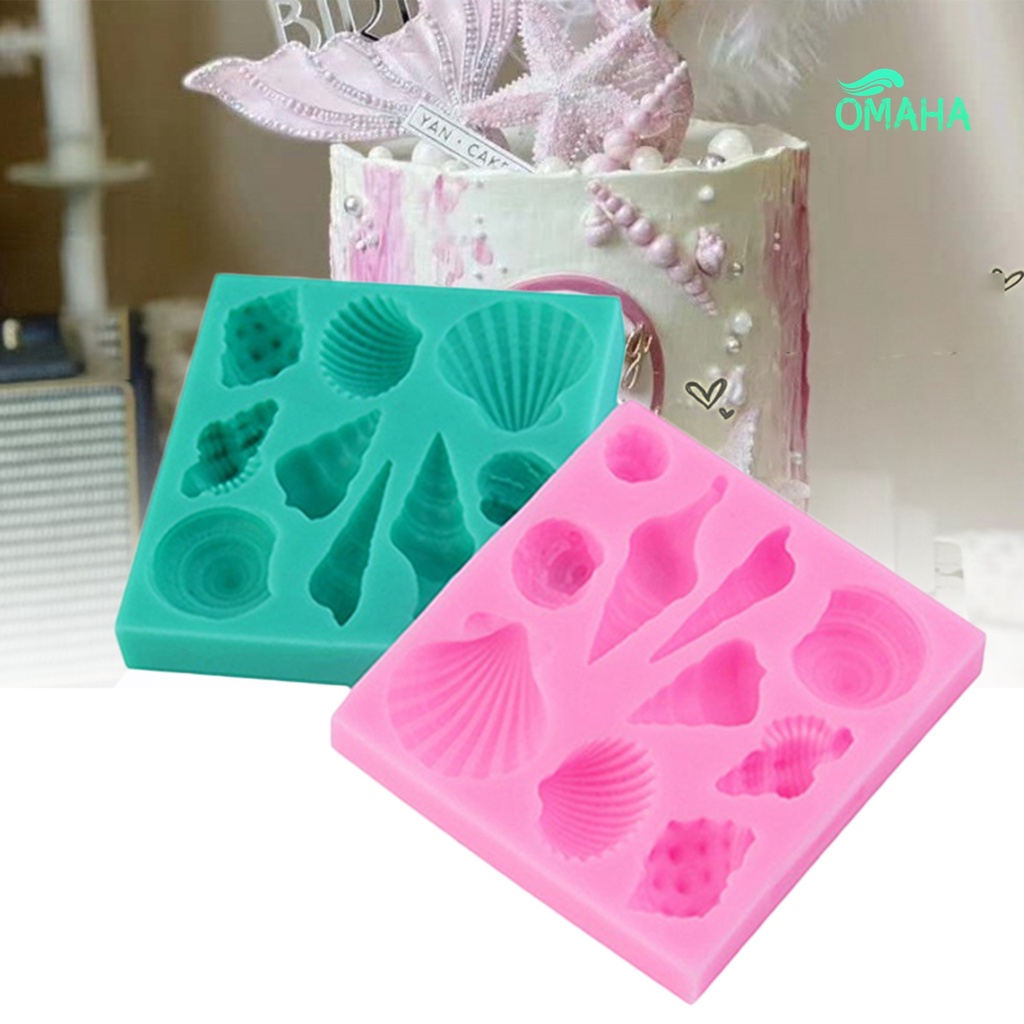 Khuôn Làm Bánh / Sô Cô La Chống Dính Hình Vỏ Sò