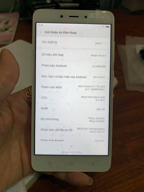 Điện thoại Xiaomi Redmi Note 4 - 16Gb Ram 2Gb - Fullbox - Bảo hành 12 tháng - Hàng nhập khẩu | BigBuy360 - bigbuy360.vn