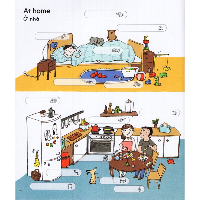 Sách thiếu nhi - My first English sticker book -  Sách sticker đầu tiên của em