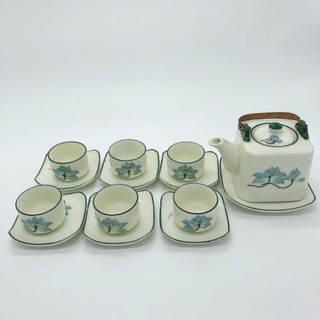 set ấm chén vẽ tay Bát Tràng, ấm chén decor rẻ