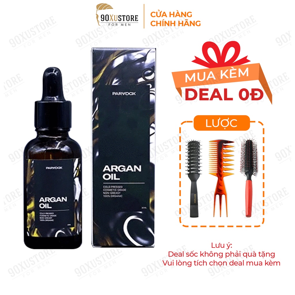 Dầu dưỡng tóc nam nữ Argan Oil nguyên chất ép lạnh by Paradox Grooming