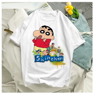 Áo Thun Tay Lỡ In Hình Cậu Bé Shin Dễ Thương Siêu Hot - ATTL434