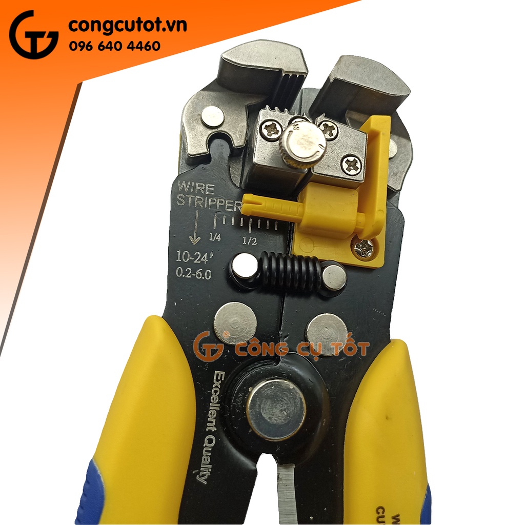 Kìm cắt tuốt dây và bấm cos LS+ LS500308