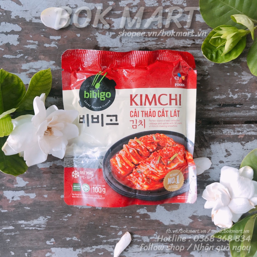 KIM CHI CẢI THẢO CẮT LÁT BIBIGO 100G ( SHOP XIN PHÉP CHỈ SHIP NỘI THÀNH HÀ NỘI )