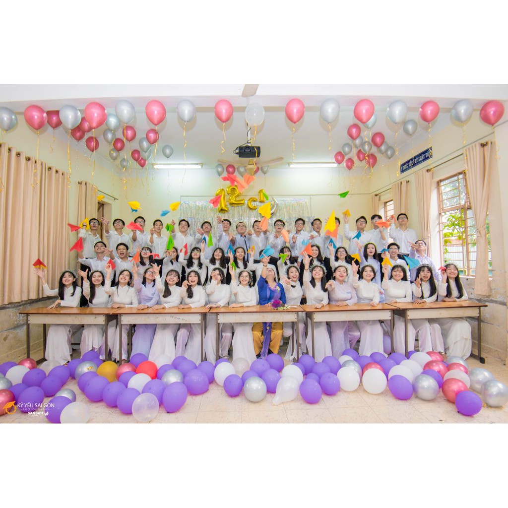 (FREESHIP) SÉT TRANG TRÍ LỚP KỶ YẾU,TRANG TRÍ SINH NHẬT LỚP ,TRANG TRÍ SỰ KIỆN,SINH NHẬT CÔNG TY