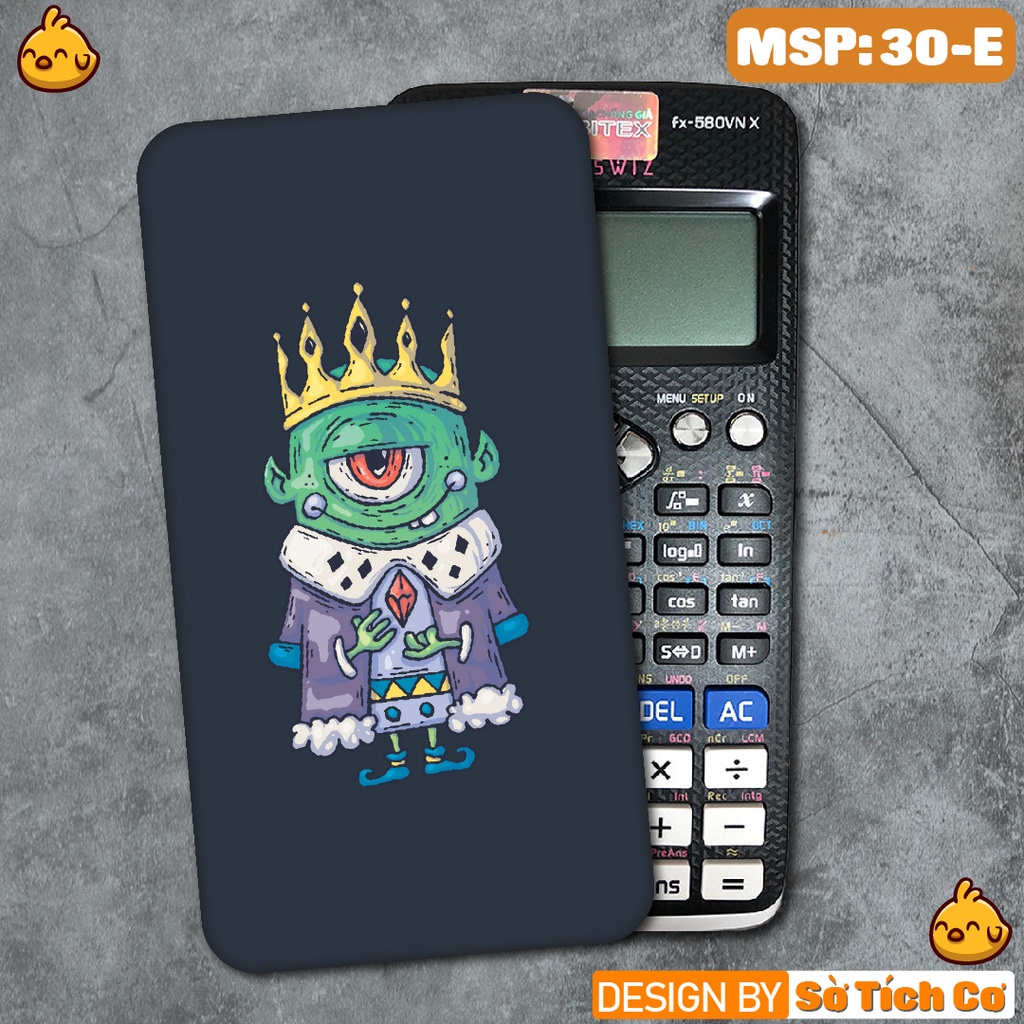 Miếng decal dán máy tính fx-570, fx-580, fx-880, Casio, Vinacal,... Monster Machine MSP: 30