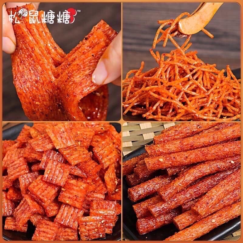 Tăm Cay Dongdong 80gr tẩm vị ăn liền, Sẵn 4 vị siêu ngon