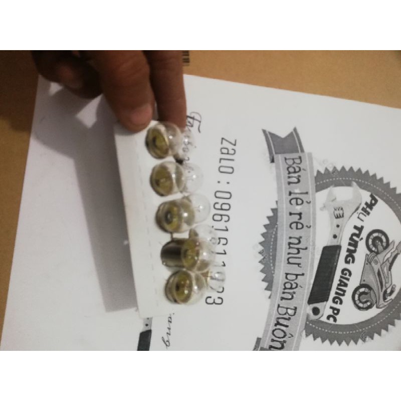 combo 12 bóng đèn xi nhan xe cup 12v