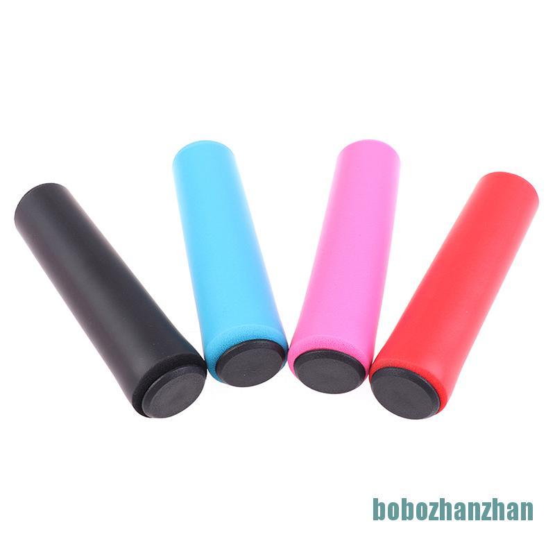 2 Vỏ Bọc Tay Cầm Xe Đạp Bằng Silicone Mềm Chống Trượt