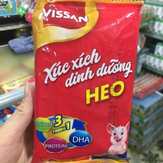 Xúc Xích Vissan Dinh Dưỡng Heo 175g(5 cây*35g), CP RED 200g(5*40g)
