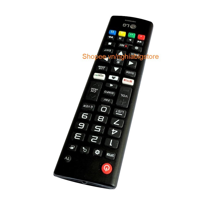 Remote Điều Khiển Tivi LG, Internet Smart TV Thông Minh LG AKB75095315 Grade A