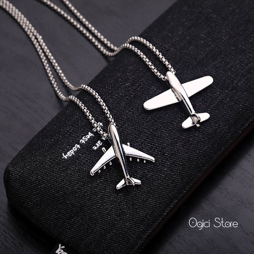 Dây chuyền nam nữ thời trang, Vòng cổ máy bay độc đáo cá tính phong cách đường phố, Unisex