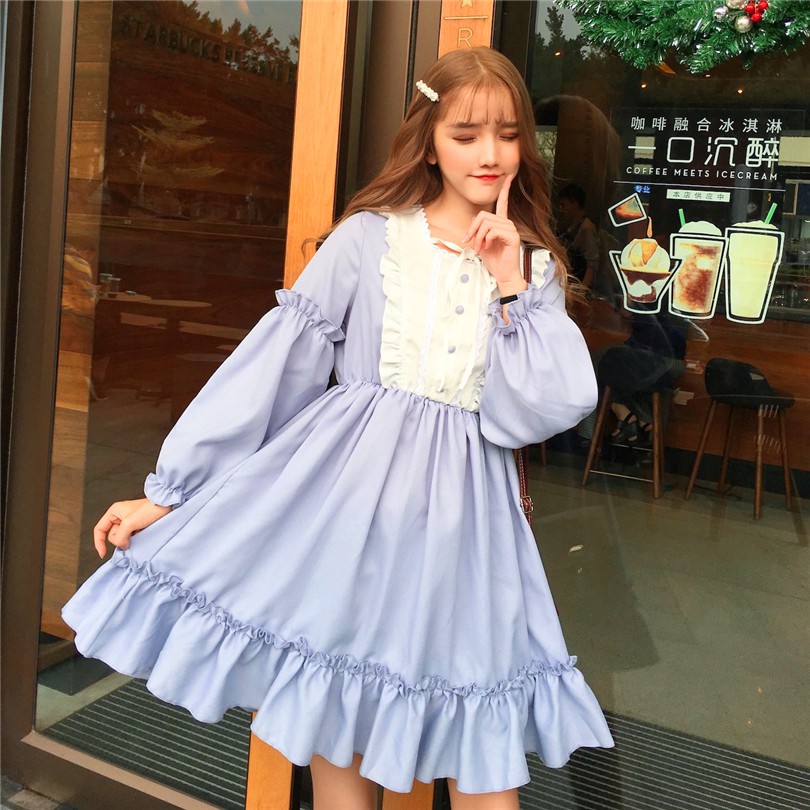 váy đầm lolita búp bê ngọt ngào