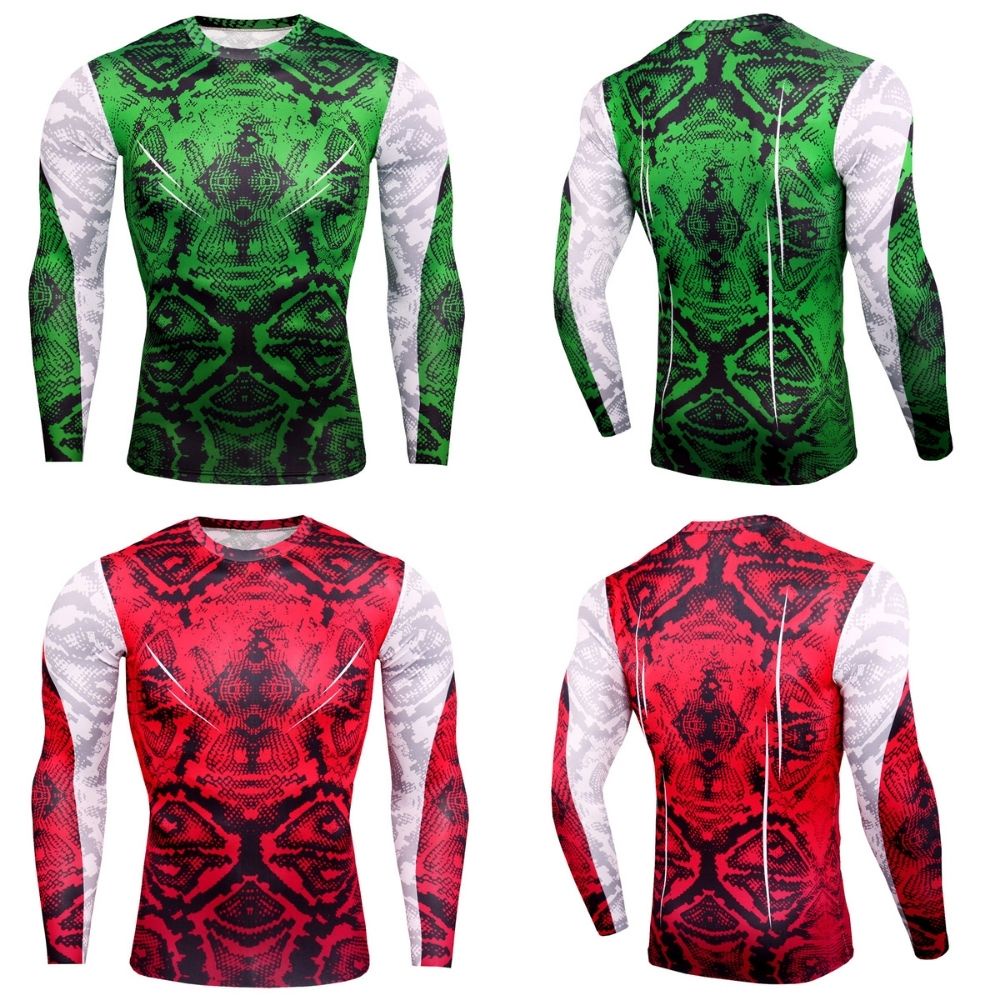 Áo thun thể thao tay dài cổ tròn dáng ôm nhanh khô thời trang mùa thu cho nam