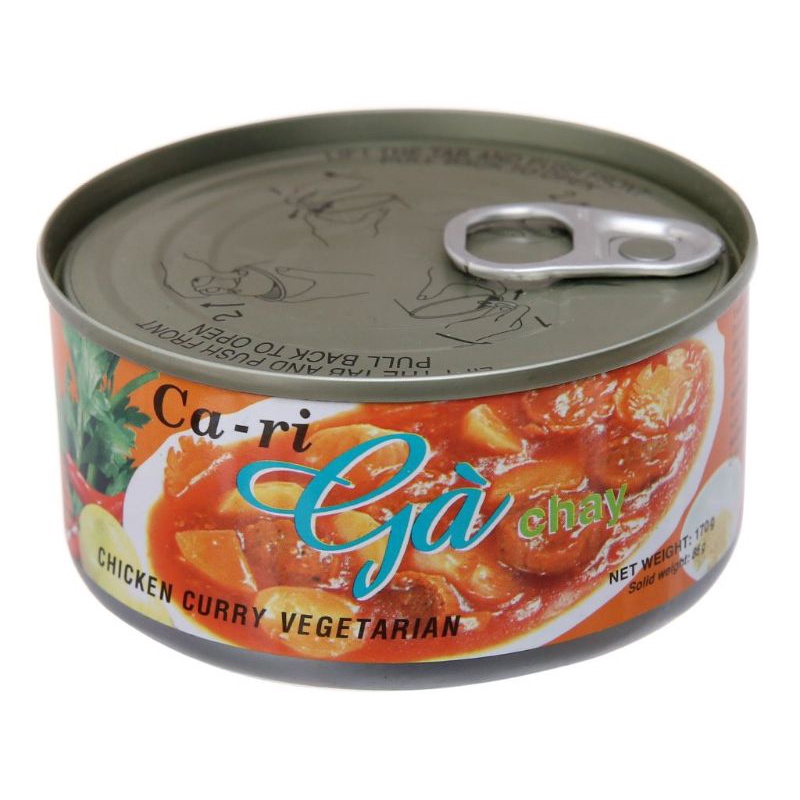 Cà ri gà chay Vissan hộp 170g tiện lợi vị rau củ