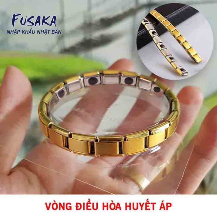 Vòng tay điều hòa huyết áp cao cấp 5 trong 1 hàng nhật bản FUSAKA