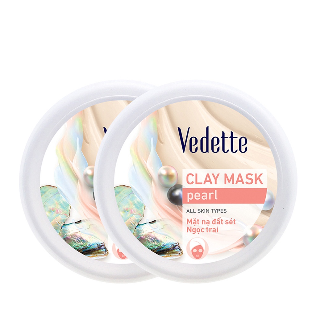 Mặt nạ đât sét vVedette ngọc trai 145g