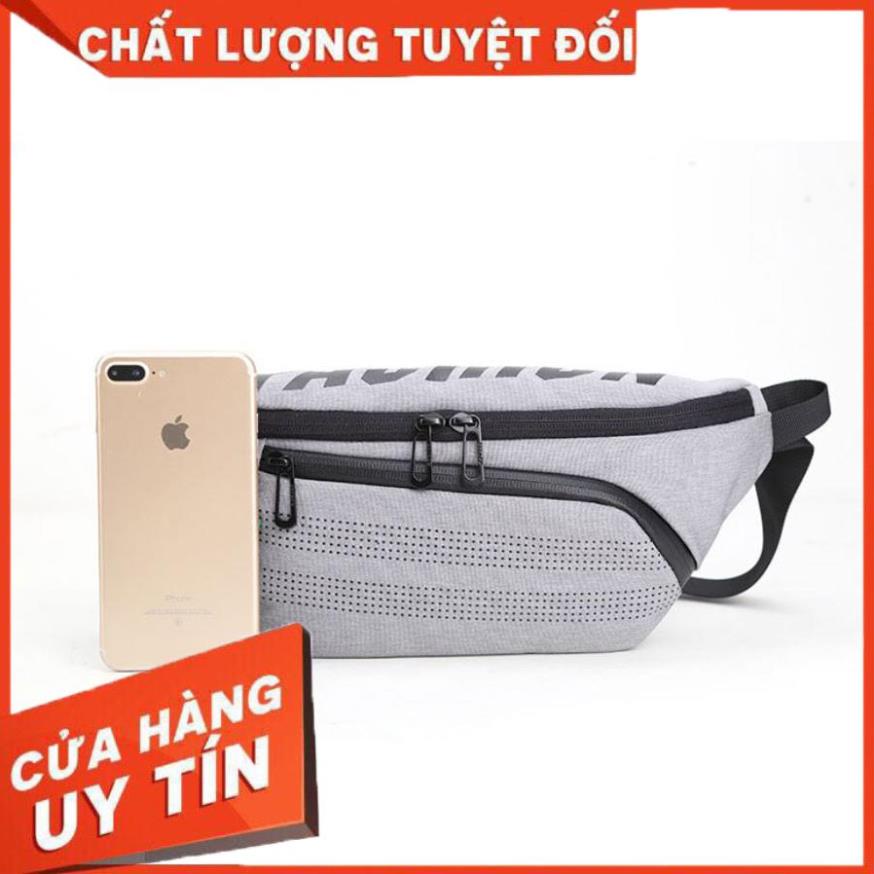 [Mã FAMALLT5 giảm 15% đơn 150K] Túi Đeo BụngPhối Màu Trẻ Trung DB278 (Đen - Xám) | BigBuy360 - bigbuy360.vn