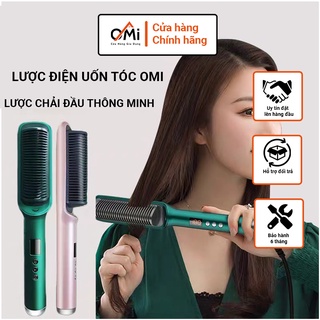 Lược chải điện, lược chải uốn tóc thông minh OMI tiện lợi an toàn tuyệt đối