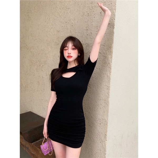 Váy ngắn body sexy khoét ngực
