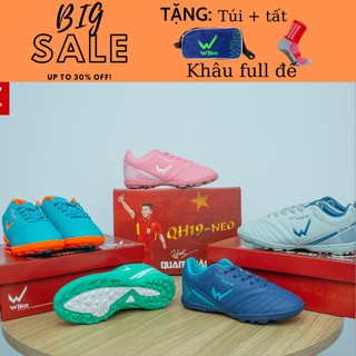 SIÊU PHẨM T3.2021 - Giày bóng đá Quang Hải Wika QH19Neo cao cấp, bám sân