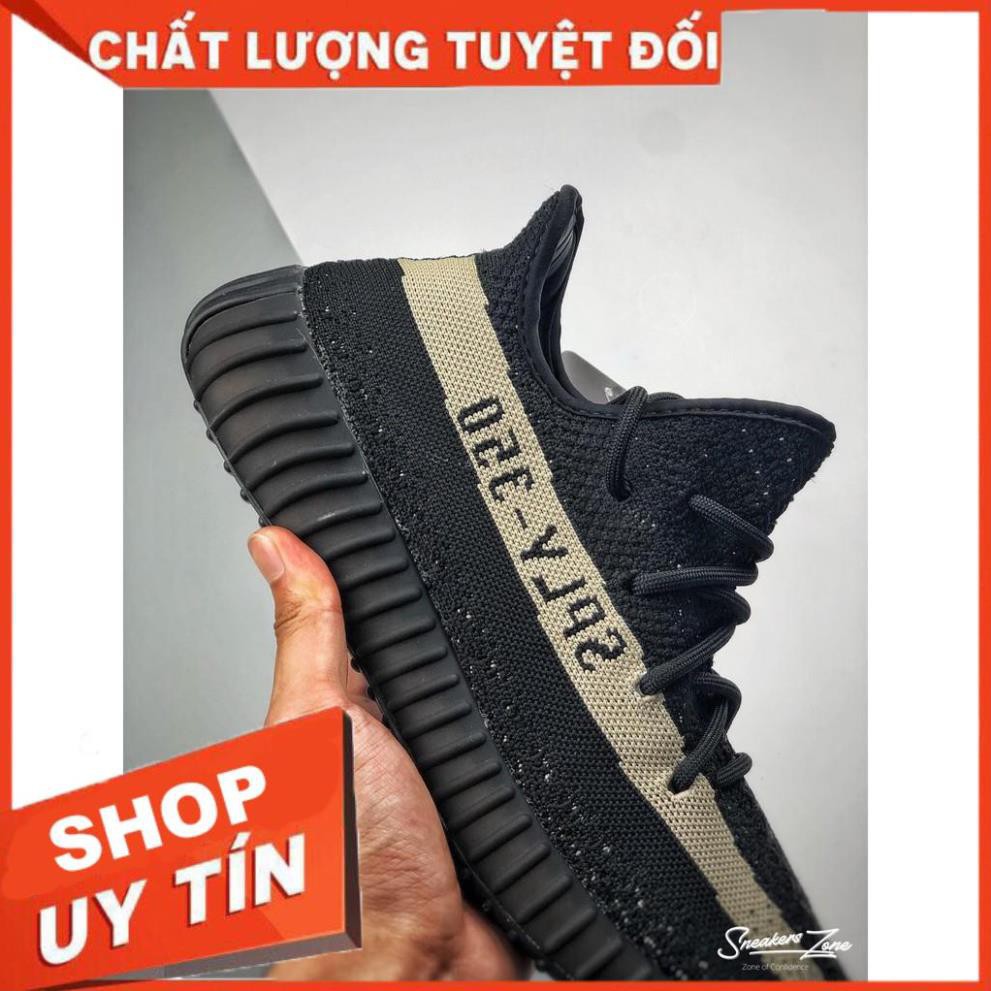 TSW -  (FREE SHIP + HỘP + QUÀ) Video Giày thể thao nam nữ YEEZY BOOST 350 V2 black Oreo đen vạch kem siêu đẹp cho nam và