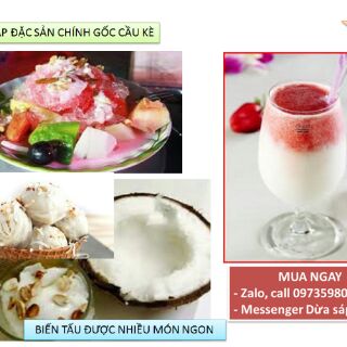 Dừa sáp Cầu Kè loại đặc biệt