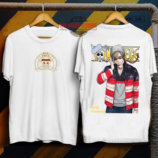 (SIÊU ĐẸP) Áo Vinsmoke Sanji  Cực Đẹp - Áo Thun Đảo Hải Tặc Chân Đen Sanji Đẹp OP106