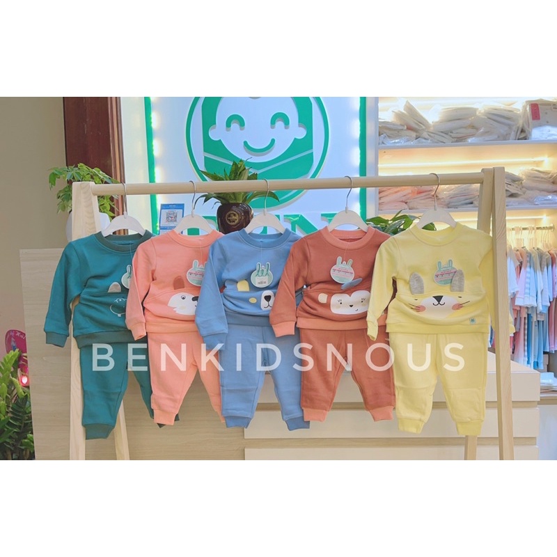 LITTLE LOVE - Bộ dài tay nỉ da cá Little love - Lil cho bé trai/bé gái