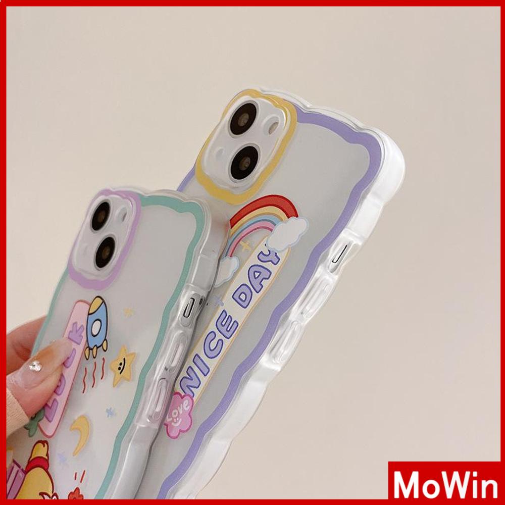 iPhone Case Silicone Soft Case Clear Case Airbag Shockproof Camera Cover Protection Cartoon Cute Compatible For iPhone 11 iPhone 13 Pro Max iPhone 12 Pro Max iPhone 7Plus iPhone xr