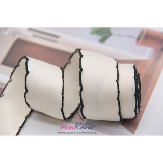 Lụa mờ thêu viền bô đê 25-38mm, nguyên liệu thủ công phụ liệu may mặc, phụ kiện tóc