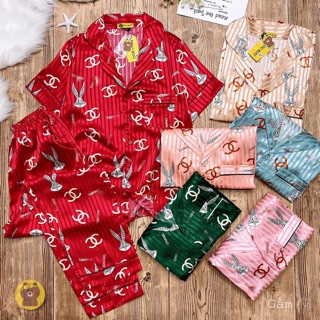 Gấm tay ngắn quần dài