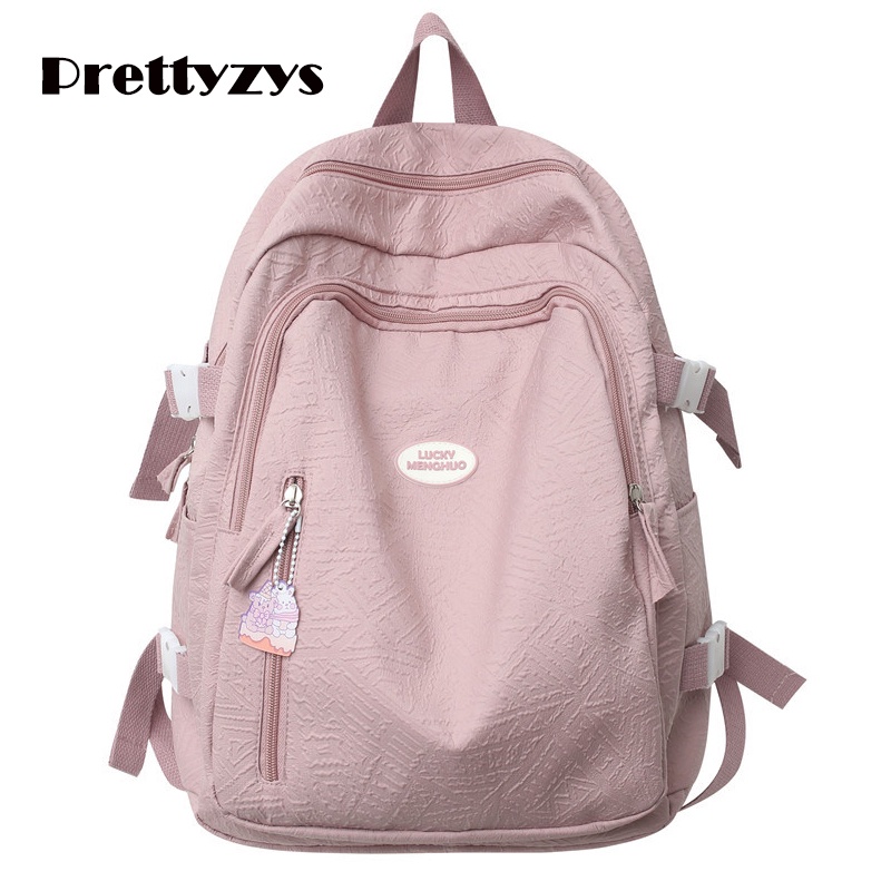 Balo Prettyzys phong cách Hàn Quốc thời trang 2022 cỡ 14inch dành cho nữ sinh
