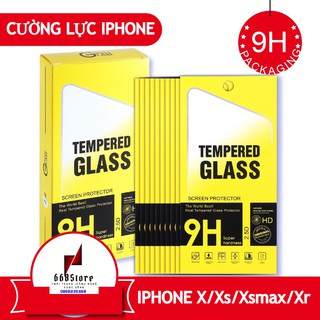 Kính cường lực 9H cho Iphone X/Xs/Xsmax/Xr, cường lực giá rẻ cho iphone