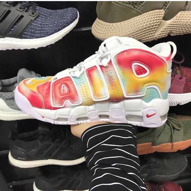 6.6 LV-NEW ⚡ [XẢ KHO] Giày sneaker AIR UPTEMPO MÀU CẦU VỒNG [ĐEP CHUẨN ] 🔥 ✔️ : : : 🔥 XIÊU RẺ ☯ $ ^ " ^ ¹ : :