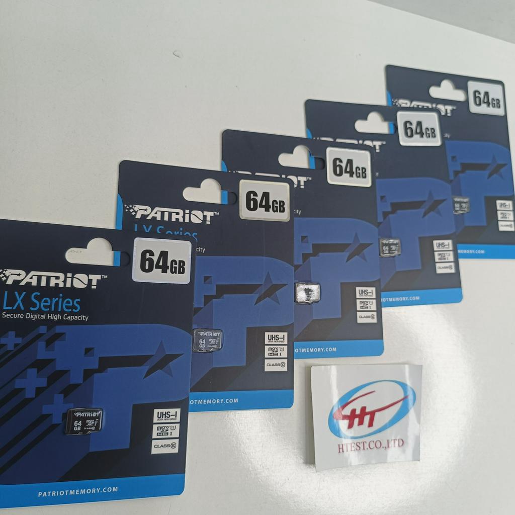 Thẻ nhớ Patriot 64GB MicroSDXC Class 10 - BH 5 năm - Hàng chính hãng