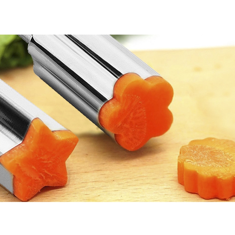 Khuôn Làm Bánh Đa Năng Hình Ngôi Sao/Trái Tim/Hoa Xinh Xắn Tiện Dụng