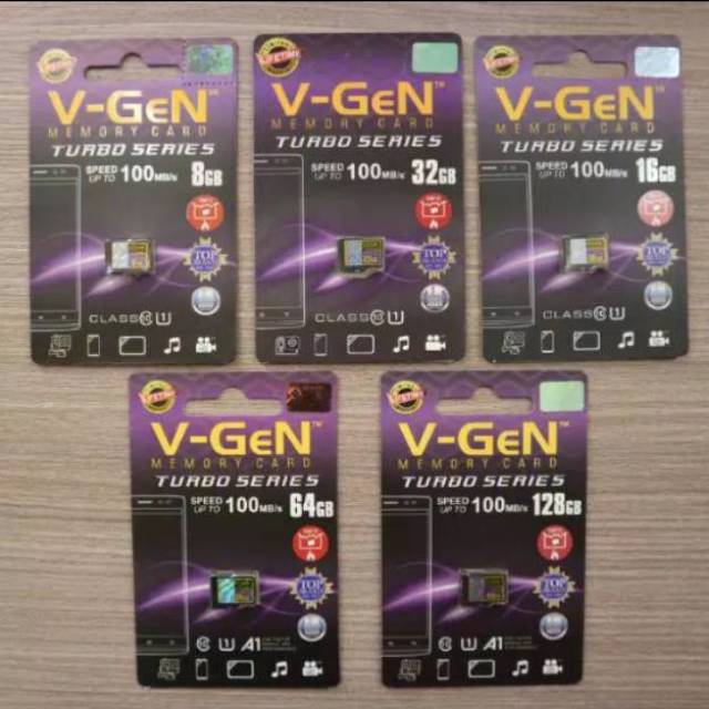 Thẻ Nhớ Micro Sd V-gen Turbo Series 32 Class 10v Gen 16gb 32gb 64gb