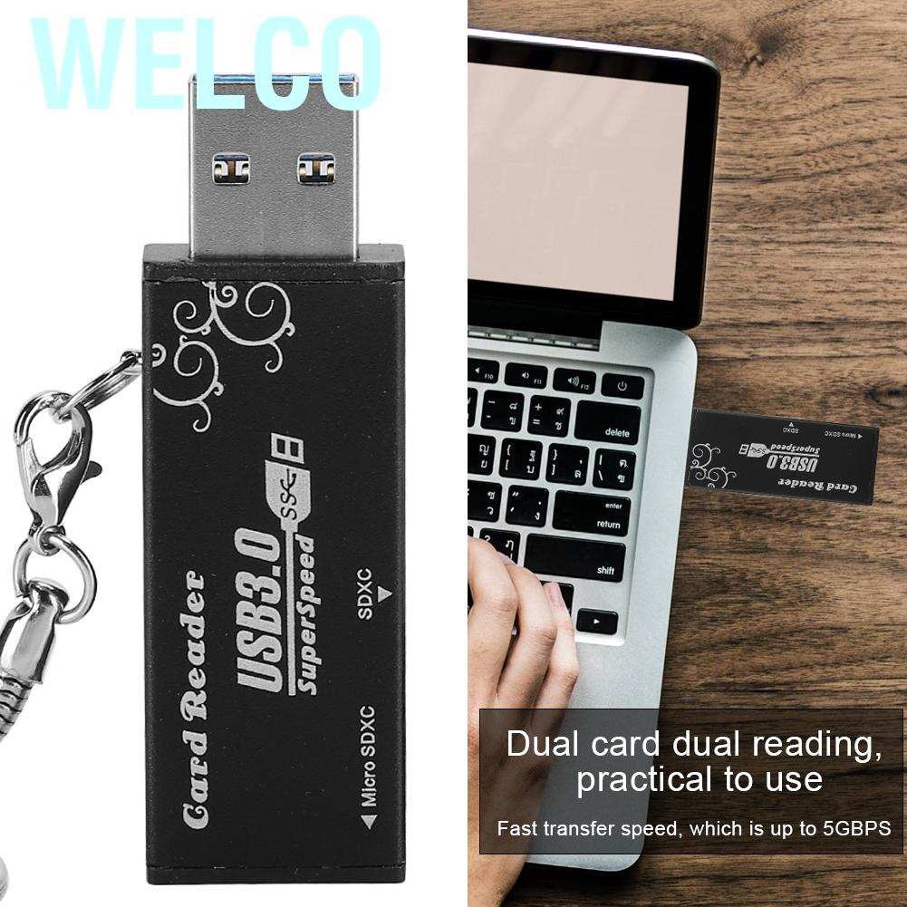 Đầu Đọc Thẻ Nhớ Đa Năng 5gbps Usb 3.0 Cho Sdxc Sdhc Mmc | BigBuy360 - bigbuy360.vn