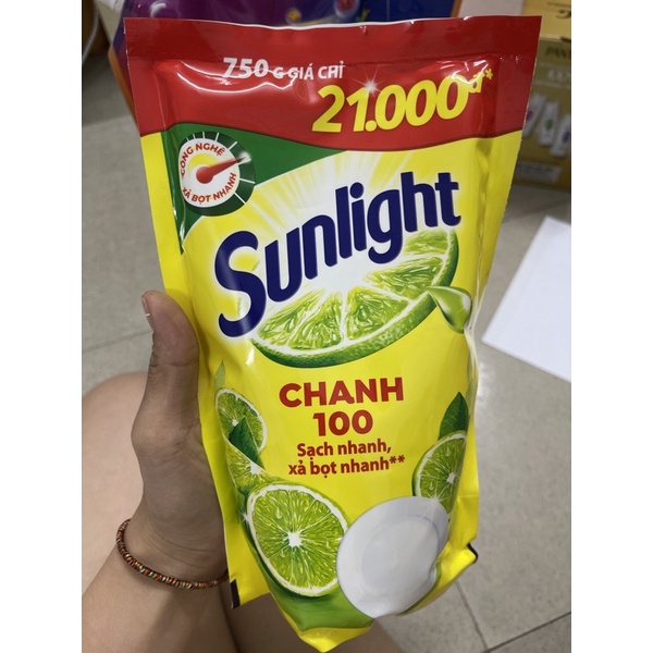 Rửa chén túi chanh 750g